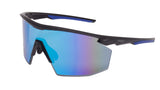 PRO-MAX Polycarbonate Sheild Large Wrap-around Mirrored Lens (4 Options)