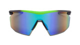 PRO-MAX Polycarbonate Sheild Large Wrap-around Mirrored Lens (4 Options)